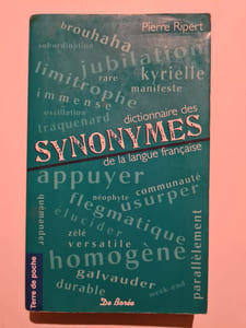 Dictionnaire des synonymes de la langue française