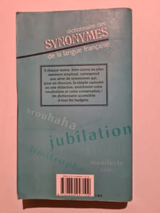 Dictionnaire des synonymes de la langue française