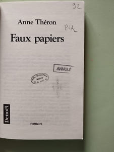 FAUX PAPIERS