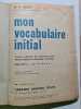 Mon vocabilaire initial. Picard