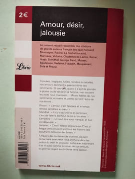 Amour désir jalousie : 600 citations littéraires et amoureuses. Ripert Pierre