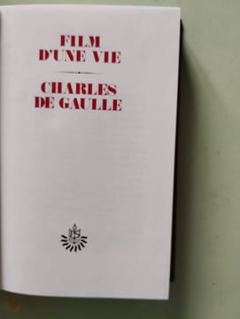 Filme d'une vie / Charles de gaulle. PERRIER JACQUES
