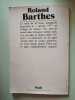 Le&ccedil;on. le&ccedil;on inaugurale de la chaire de s&eacute;miologie litt&eacute;raire du coll&egrave;ge de france. Barthes Roland