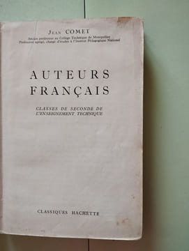 Auteurs français. J. Comet