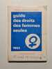 Guide des droits des femmes seules. 