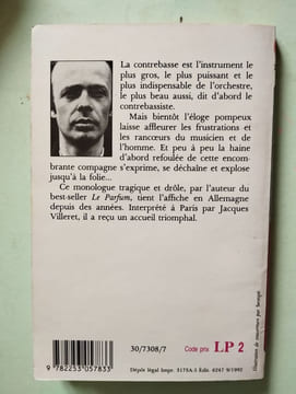 La contrebasse. Süskind Patrick