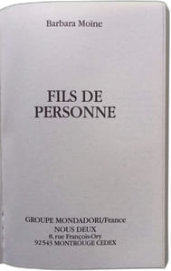 Fils de personne