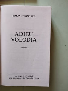Adieu Volodia