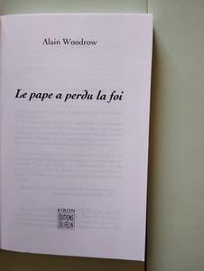 Le Pape a perdu la foi