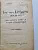 Lectures Litt&eacute;raires Expliqu&eacute;es. E. Bourceau