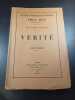 V&eacute;rit&eacute; - Les Quatre &eacute;vangiles - Tome Premier. &Eacute;mile Zola
