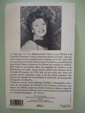 Moi la clairon. Edwige Feuillère