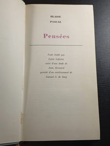 Pensées 1