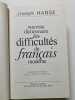 Nouveau dictionnaire des difficult&eacute;s du fran&ccedil;ais moderne - 1987. Joseph Hanse
