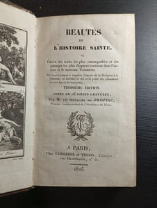Beautés de l'Histoire Sainte - troisième édition