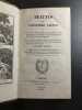 Beaut&eacute;s de l'Histoire Sainte - troisi&egrave;me &eacute;dition. Par M. le chevalier de Propiac