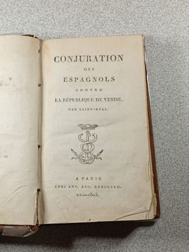 Conjuration des Espagnols contre la République de Venise. par Saint-Réal