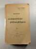 Recueil de Compositions philosophiques. 