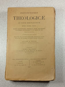 Institutiones theologicae ad usum seminariorum - tomus secundus
