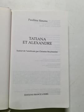 Tatiana et Alexandre - 2003. Paullina Simons