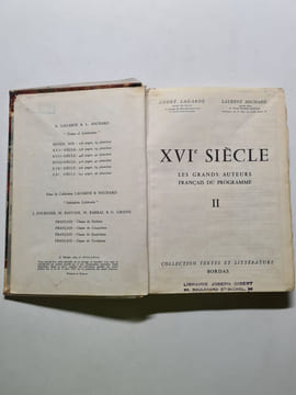 Xvie siecle les grands auteurs français du programme II. undefined