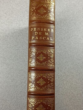 Pensées de M. pascal sur la religion et sur quelques autres sujets. Blaise Pascal