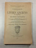 Catalogue de livres anciens et modernes. 