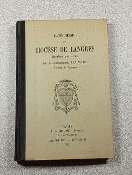 Catechisme du Diocese de Langres. Monsieur Louvard