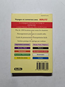 ESPAGNOL.: Guide de conversation et lexique pour le voyage. Berlitz publishing