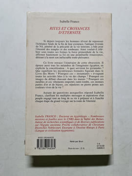 Rites et croyances d'eternité. Isabelle Franco
