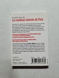 Les Petits Livres: Les Meilleurs Bistrots De Paris