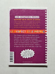 Le respect et le mépris