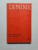 Sur l'&eacute;manicipation de la femme. Lenine