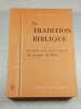 la Tradition Biblique. Georges Auzou