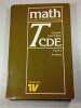 TCDE Classes terminales Tome II Analyse. 