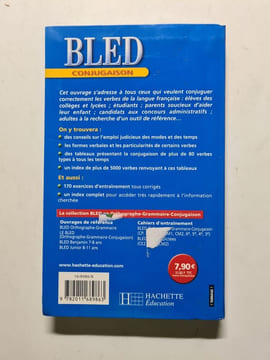 Bled : Conjugaison. E. Bled  O. Bled