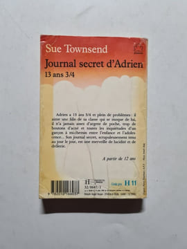 Journal secret d'Adrien 13 ans 3/4. Townsend Sue