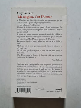 Ma religion c'est l'amour. Guy Gilbert