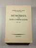 M&eacute;moires d'un non-conformiste. PASTEUR VALLeRY-RADOT