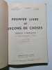 Premier Livre de Le&ccedil;ons de Choses. A. Godier  S. Moreau  M. Moreau
