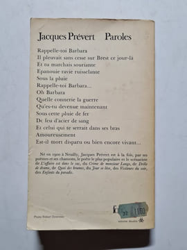 Paroles. Jacques Prévert