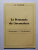 Le M&eacute;mento du Germaniste. J.-P. Vasseur