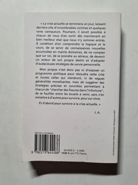 Survivre aux crises. Jacques Attali