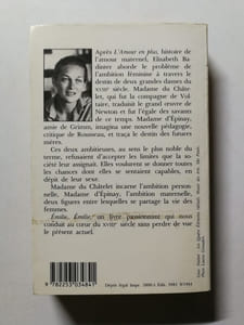 Emilie Emilie : l'ambition feminine au XVIIIe siècle