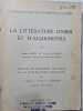 La litt&eacute;rature d'hier et d'aujourd'hui. E. A. B. R. Y et P. Crouzet