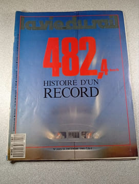La vie du rail n°2223 - HISTOIRE D'UN RECORD 482 4 km/h. undefined