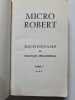 Dictionnaire micro robert du fran&ccedil;ais primordial. Robert Paul  collectif