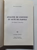 Analyse de Contenu. Marie Christine d'Utrug
