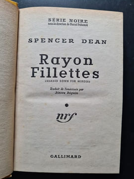 Rayon Fillettes (Marked Down for Murder). Spencer Dean