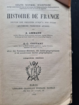 Histoire de France. A. AMMANN E.-G. COUTANT